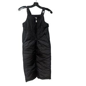 OshKosh Boys Ski Bibbers, black, Size 5/6, Medium